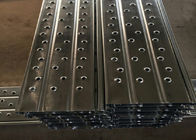 Durable Silver Steel Scaffold Planks 730 - 3070 Mm Length 6 Years Life Span