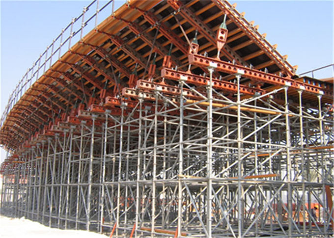 Bangunan Dan Konstruksi Berkualitas Tinggi Galvanis Perancah, Bahan, Sistem Ringlock Perancah standar SGS