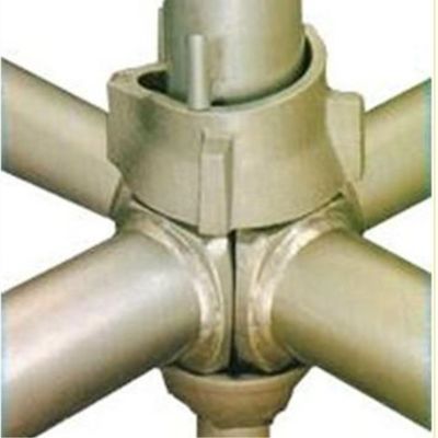 Sistem Scaffolding Cuplock Logam Dicat Kwikstage Quick Stage Scaffolding